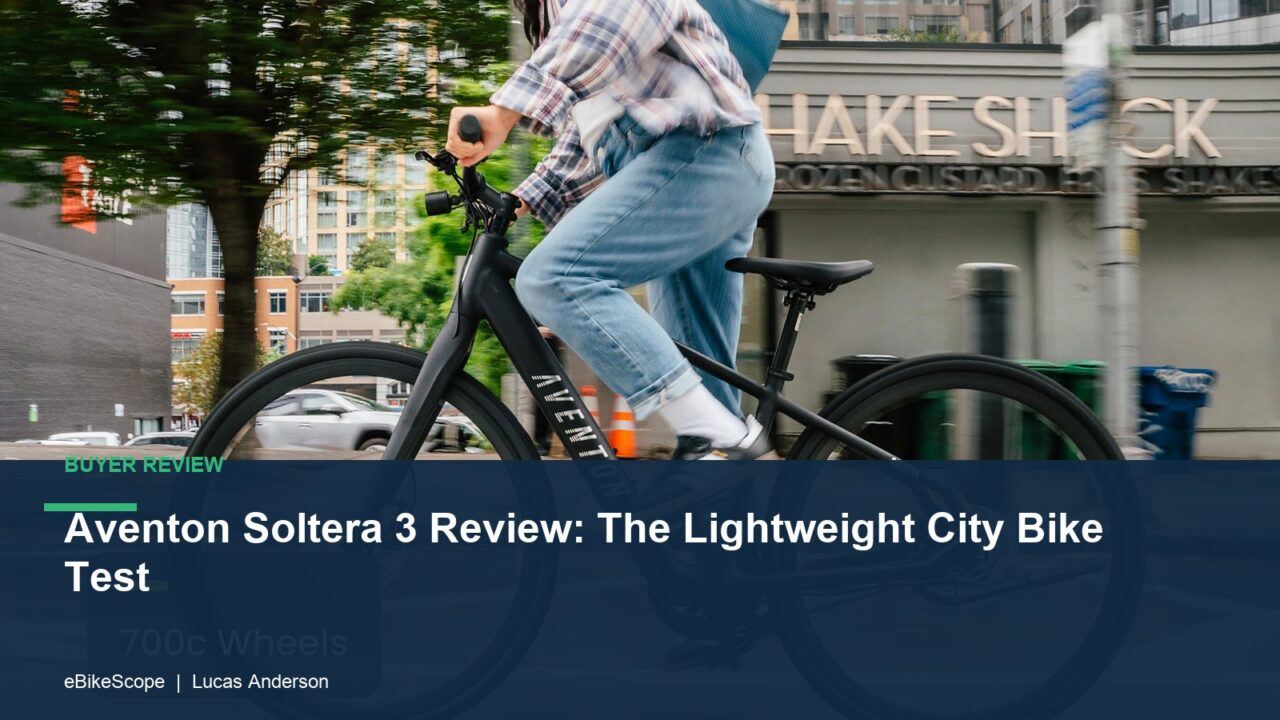 Aventon Soltera 3 Review: The Lightweight City Bike Test featured image