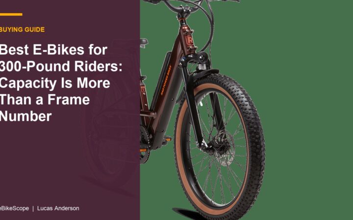 Best E-Bikes for 300-Pound Riders: Capacity Is More Than a Frame Number featured image