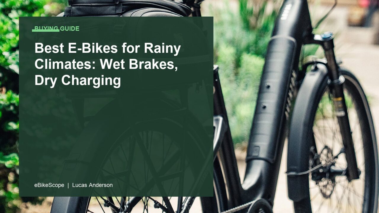 Best E-Bikes for Rainy Climates: Wet Brakes, Dry Charging featured image