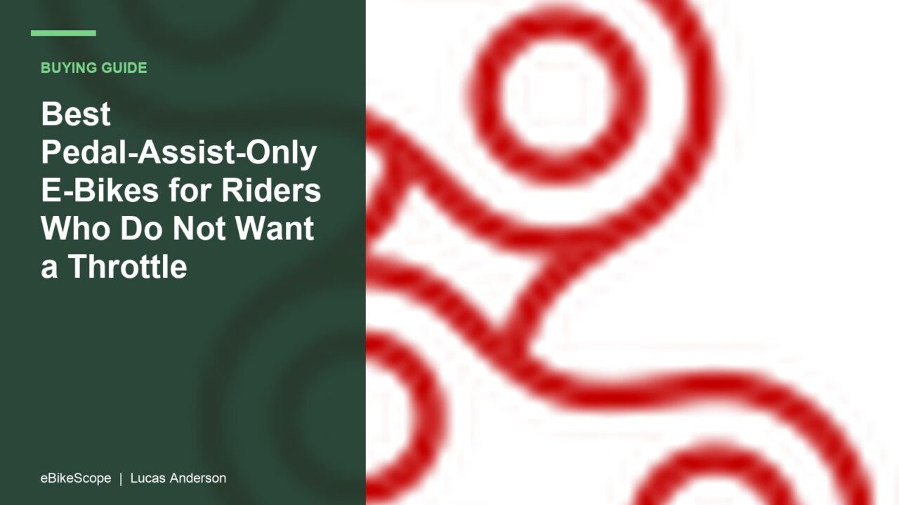 Best Pedal-Assist-Only E-Bikes for Riders Who Do Not Want a Throttle featured image