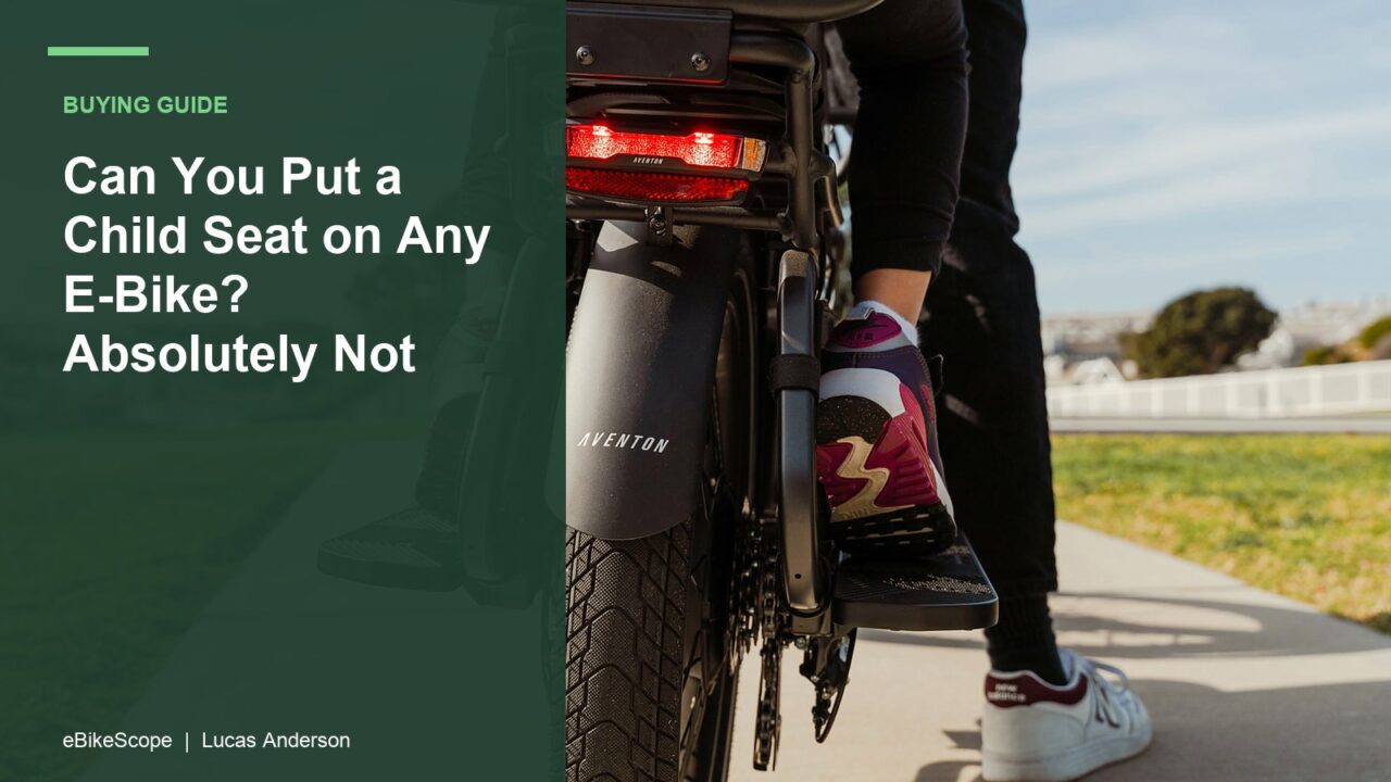 Can You Put a Child Seat on Any E-Bike? Absolutely Not featured image