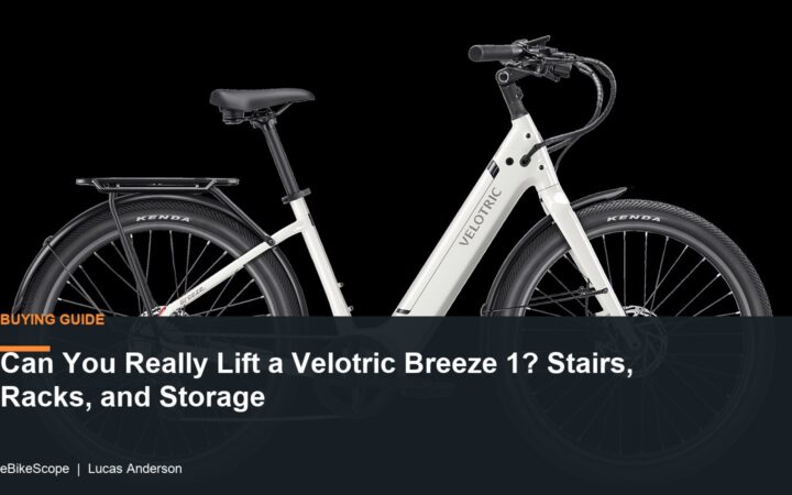 Can You Really Lift a Velotric Breeze 1? Stairs, Racks, and Storage featured image