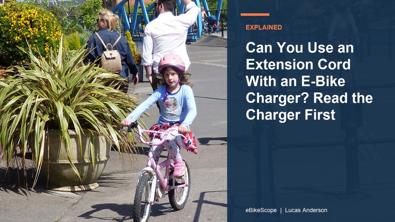 Can You Use an Extension Cord With an E-Bike Charger? Read the Charger First featured image