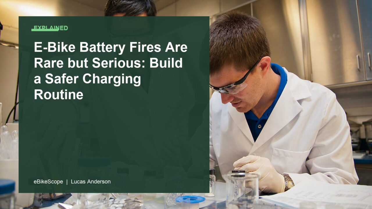 E-Bike Battery Fires Are Rare but Serious: Build a Safer Charging Routine featured image
