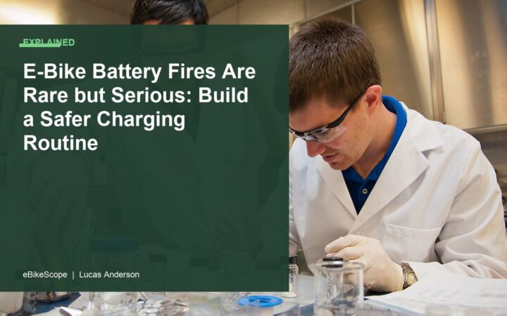 E-Bike Battery Fires Are Rare but Serious: Build a Safer Charging Routine featured image