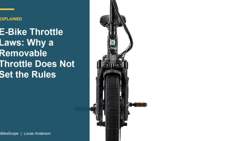 E-Bike Throttle Laws: Why a Removable Throttle Does Not Set the Rules featured image