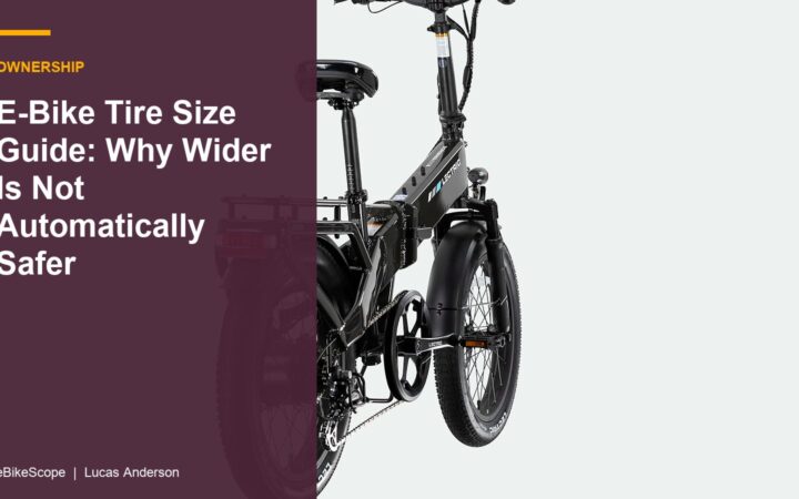 E-Bike Tire Size Guide: Why Wider Is Not Automatically Safer featured image