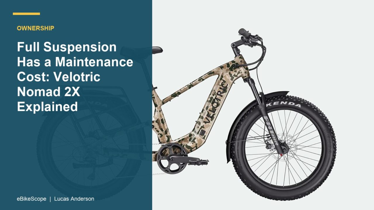 Full Suspension Has a Maintenance Cost: Velotric Nomad 2X Explained featured image