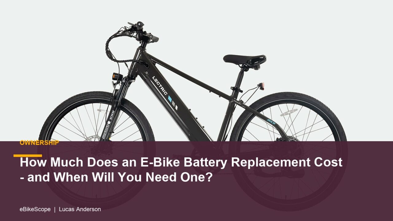 How Much Does an E-Bike Battery Replacement Cost - and When Will You Need One? featured image