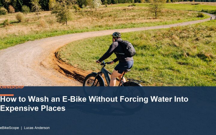 How to Wash an E-Bike Without Forcing Water Into Expensive Places featured image