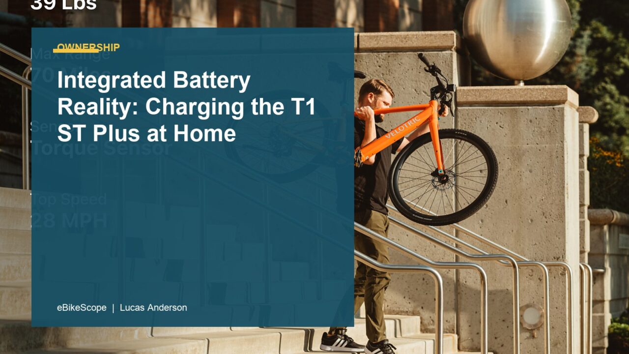 Integrated Battery Reality: Charging the T1 ST Plus at Home featured image