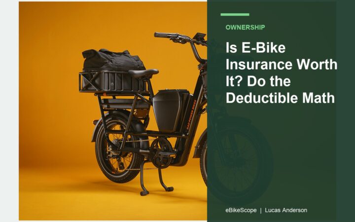 Is E-Bike Insurance Worth It? Do the Deductible Math featured image