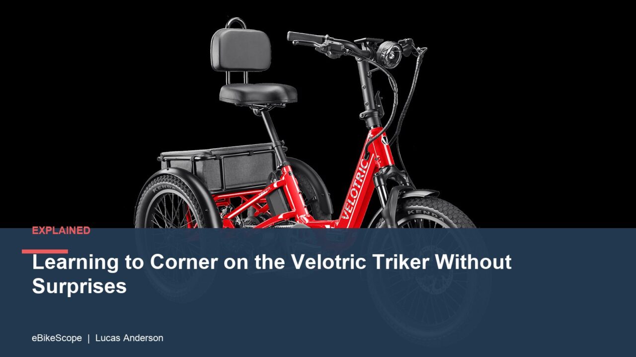 Learning to Corner on the Velotric Triker Without Surprises featured image