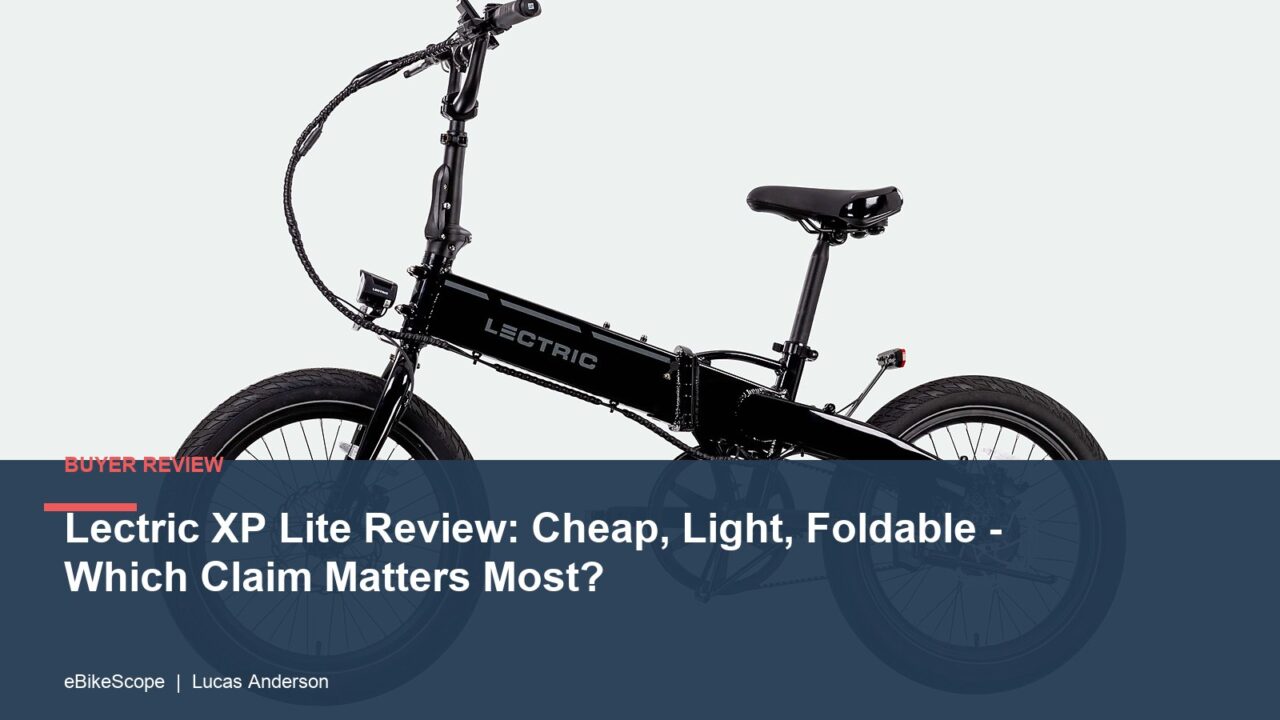 Lectric XP Lite Review: Cheap, Light, Foldable - Which Claim Matters Most? featured image