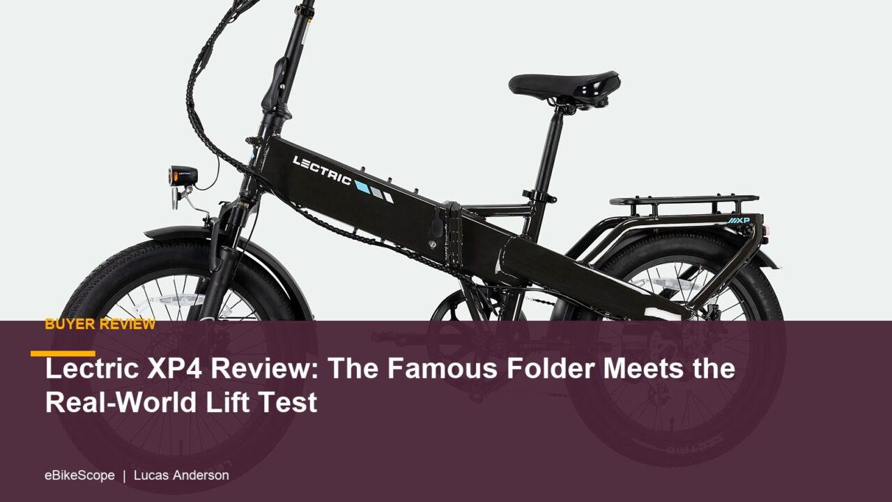 Lectric XP4 Review: The Famous Folder Meets the Real-World Lift Test featured image