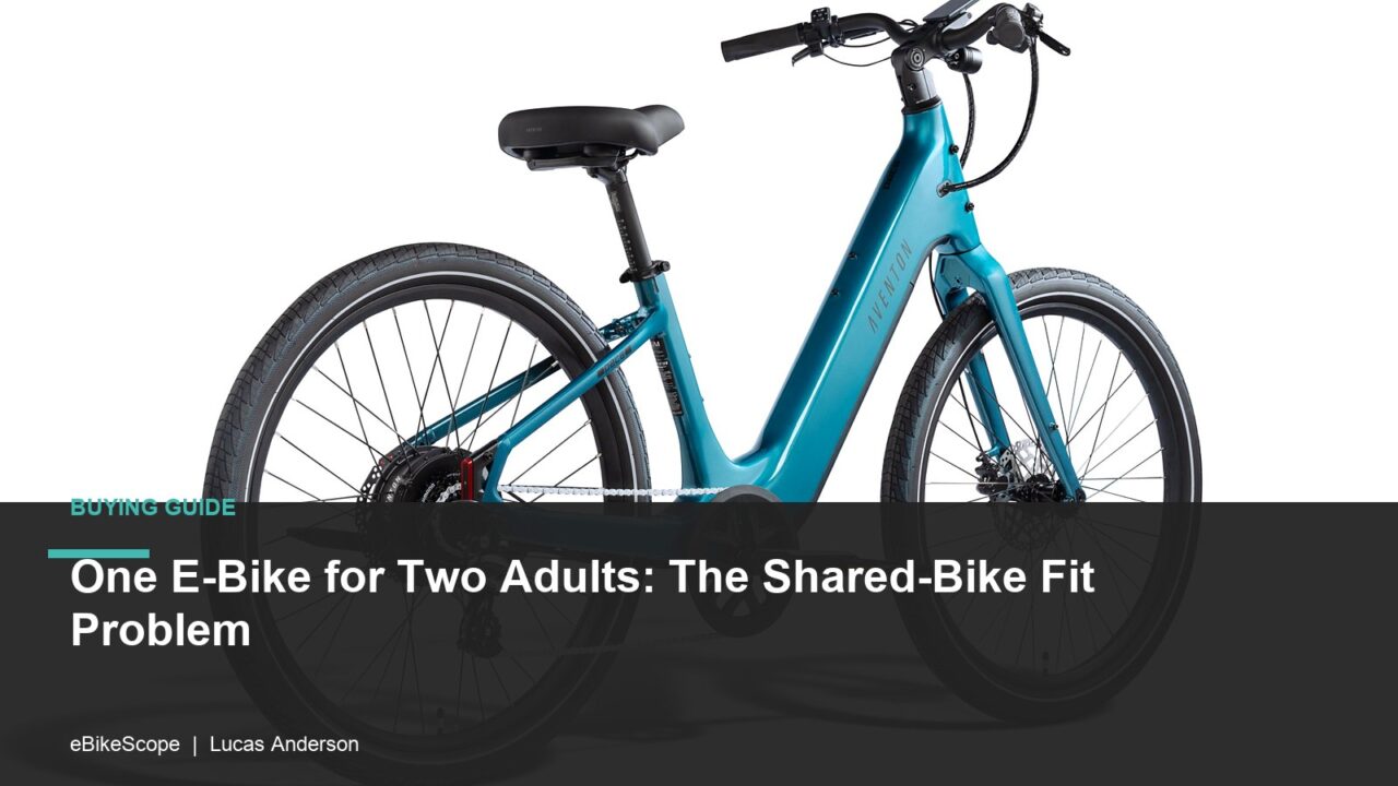 One E-Bike for Two Adults: The Shared-Bike Fit Problem featured image