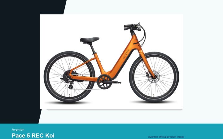Best Step-Through E-Bikes for Easy Mounting and Everyday Riding cover image featuring Aventon Pace 5 REC Koi