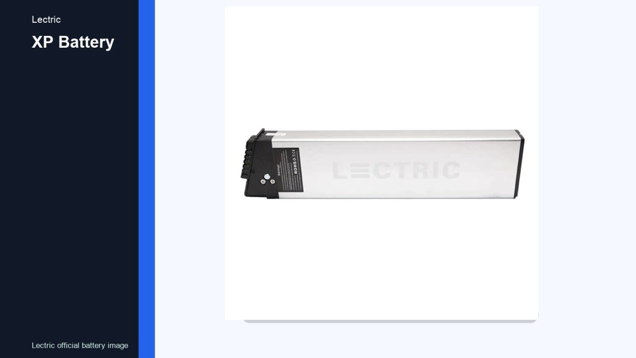 E-Bike Battery Maintenance Tips for U.S. Riders cover image featuring Lectric XP Battery