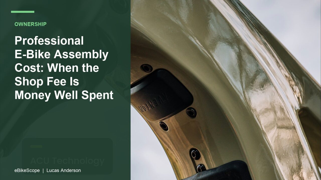 Professional E-Bike Assembly Cost: When the Shop Fee Is Money Well Spent featured image