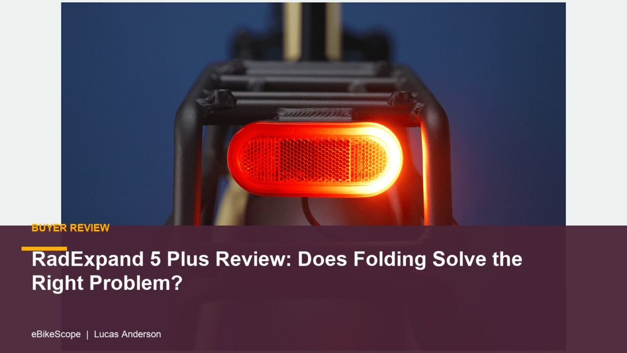 RadExpand 5 Plus Review: Does Folding Solve the Right Problem? featured image