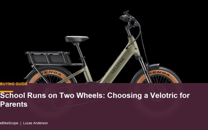 School Runs on Two Wheels: Choosing a Velotric for Parents featured image