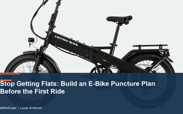 Stop Getting Flats: Build an E-Bike Puncture Plan Before the First Ride featured image