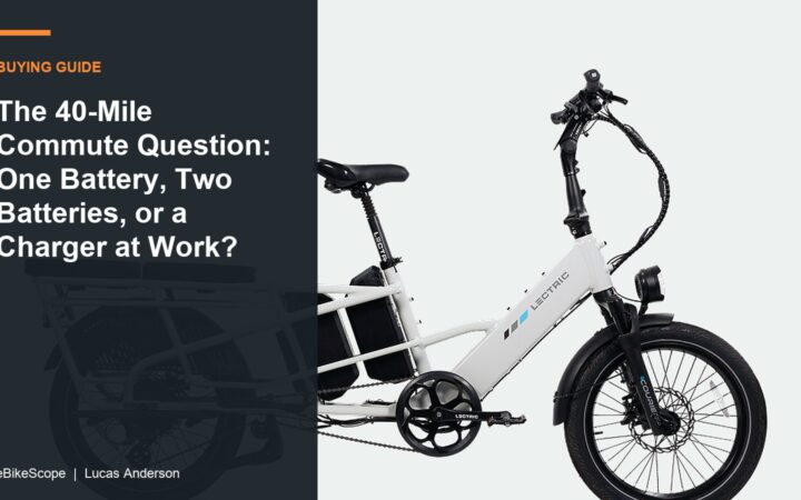 The 40-Mile Commute Question: One Battery, Two Batteries, or a Charger at Work? featured image