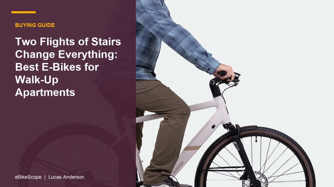 Two Flights of Stairs Change Everything: Best E-Bikes for Walk-Up Apartments featured image
