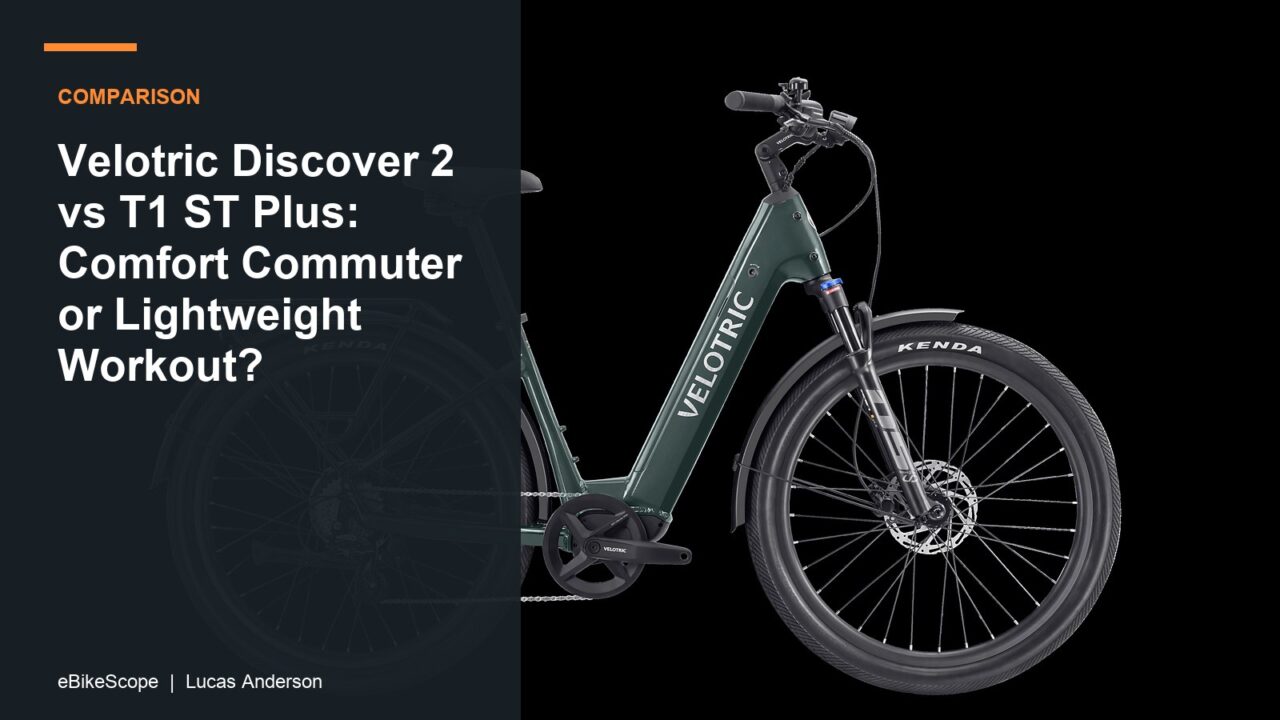 Velotric Discover 2 vs T1 ST Plus: Comfort Commuter or Lightweight Workout? featured image