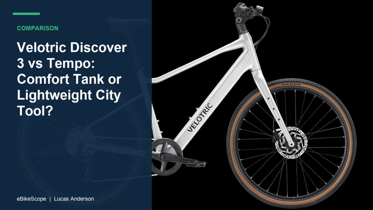 Velotric Discover 3 vs Tempo: Comfort Tank or Lightweight City Tool? featured image