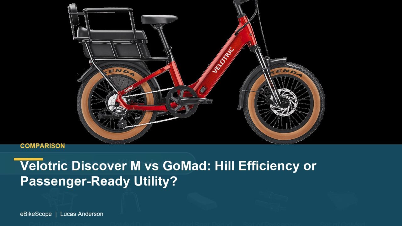Velotric Discover M vs GoMad: Hill Efficiency or Passenger-Ready Utility? featured image