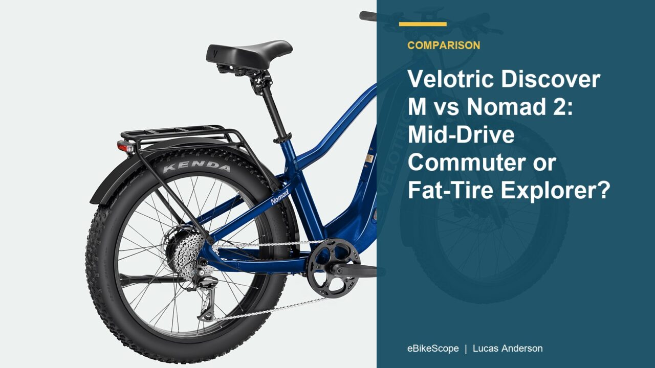Velotric Discover M vs Nomad 2: Mid-Drive Commuter or Fat-Tire Explorer? featured image