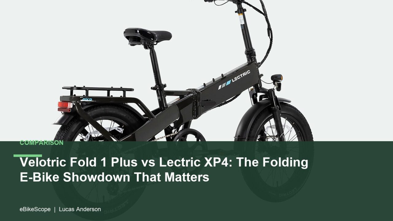 Velotric Fold 1 Plus vs Lectric XP4: The Folding E-Bike Showdown That Matters featured image