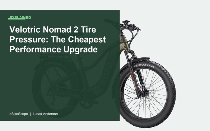 Velotric Nomad 2 Tire Pressure: The Cheapest Performance Upgrade featured image