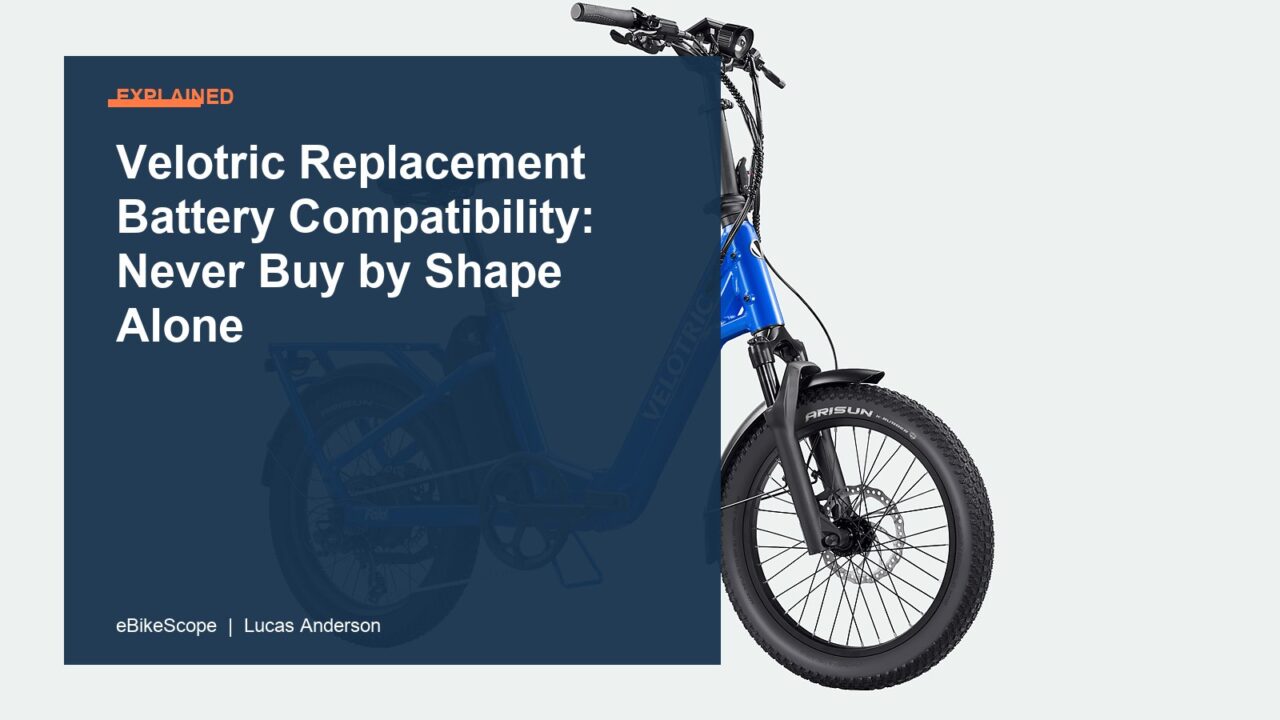 Velotric Replacement Battery Compatibility: Never Buy by Shape Alone featured image