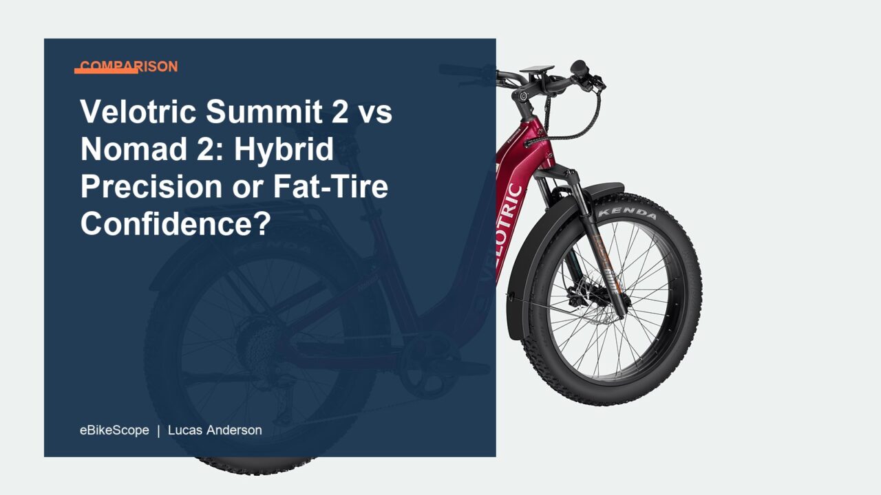 Velotric Summit 2 vs Nomad 2: Hybrid Precision or Fat-Tire Confidence? featured image