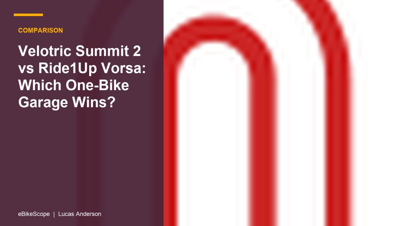 Velotric Summit 2 vs Ride1Up Vorsa: Which One-Bike Garage Wins? featured image