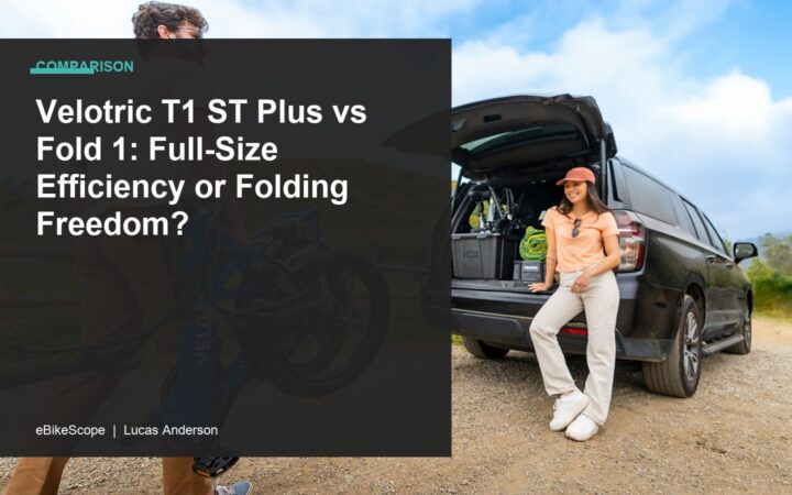 Velotric T1 ST Plus vs Fold 1: Full-Size Efficiency or Folding Freedom? featured image