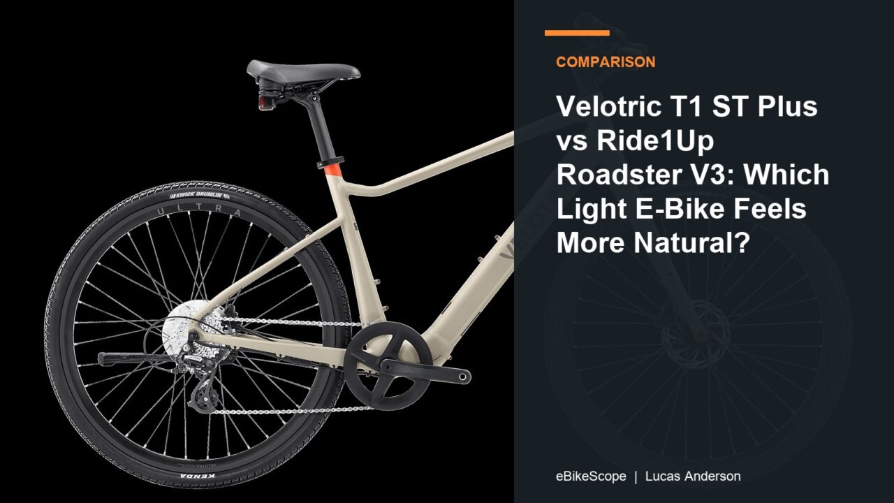 Velotric T1 ST Plus vs Ride1Up Roadster V3: Which Light E-Bike Feels More Natural? featured image