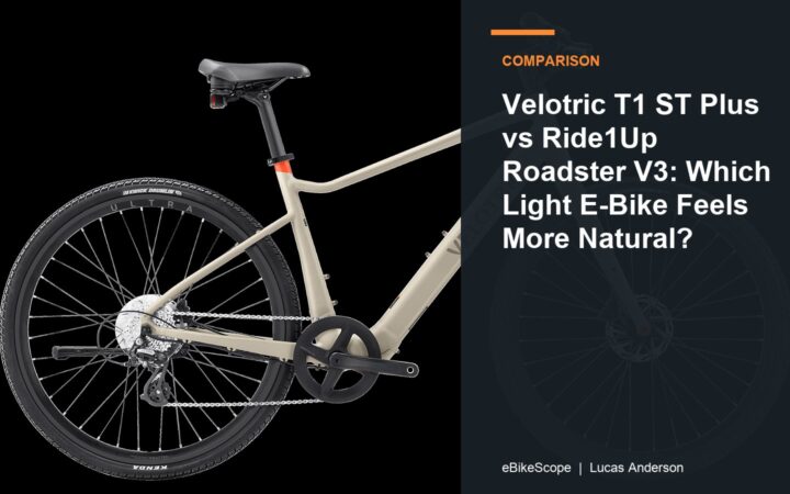 Velotric T1 ST Plus vs Ride1Up Roadster V3: Which Light E-Bike Feels More Natural? featured image