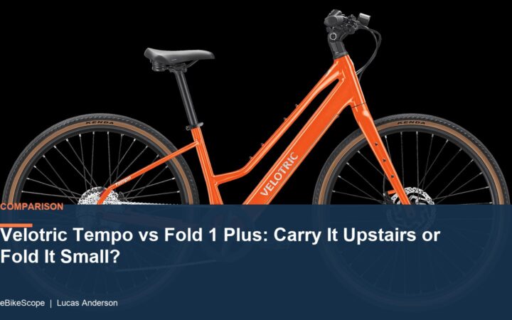 Velotric Tempo vs Fold 1 Plus: Carry It Upstairs or Fold It Small? featured image