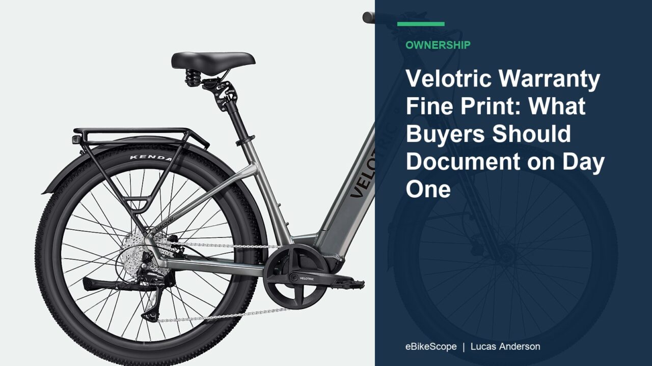 Velotric Warranty Fine Print: What Buyers Should Document on Day One featured image