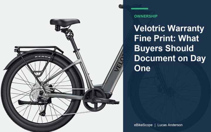 Velotric Warranty Fine Print: What Buyers Should Document on Day One featured image