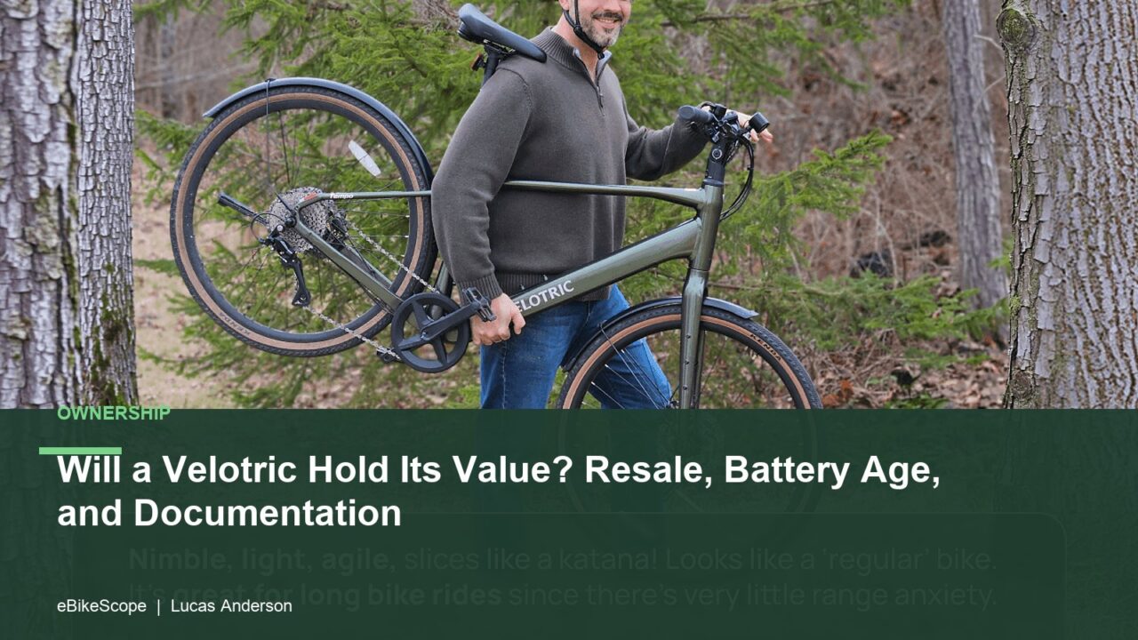 Will a Velotric Hold Its Value? Resale, Battery Age, and Documentation featured image