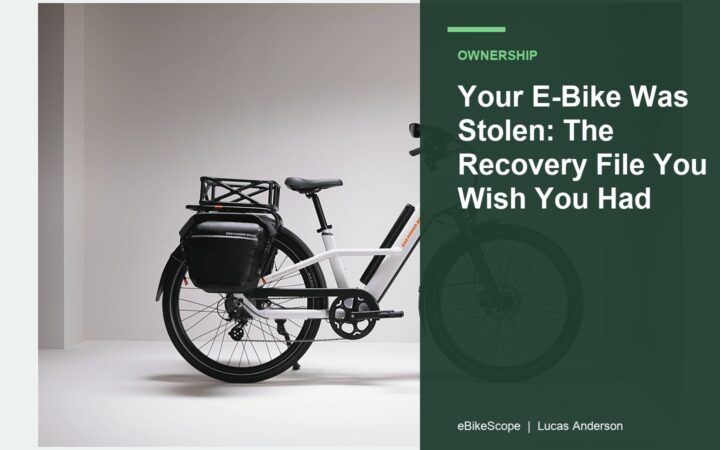 Your E-Bike Was Stolen: The Recovery File You Wish You Had featured image